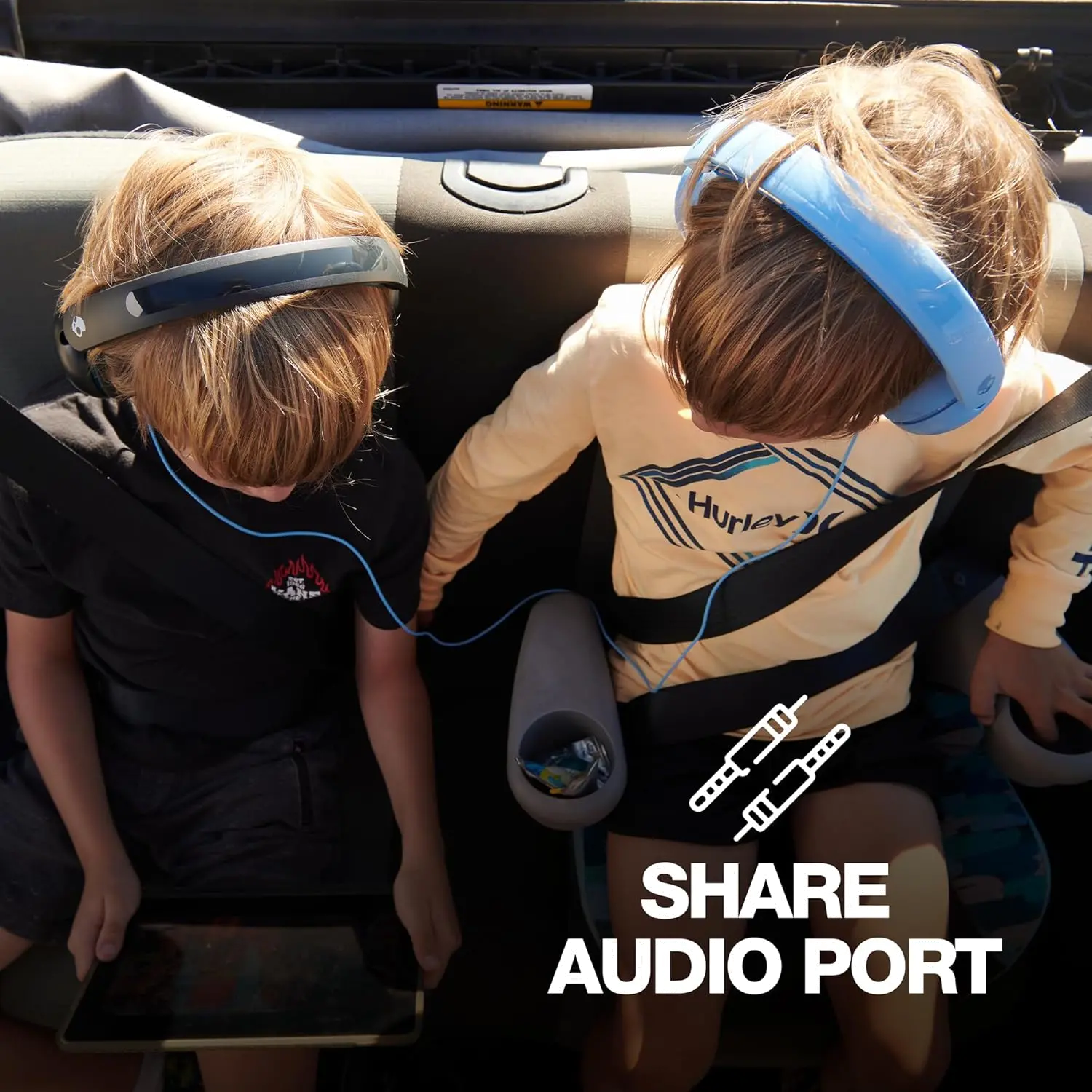 S6KAY-R740 Skullcandy Grom Over-Ear Wired Headphones for Kids - Black-4