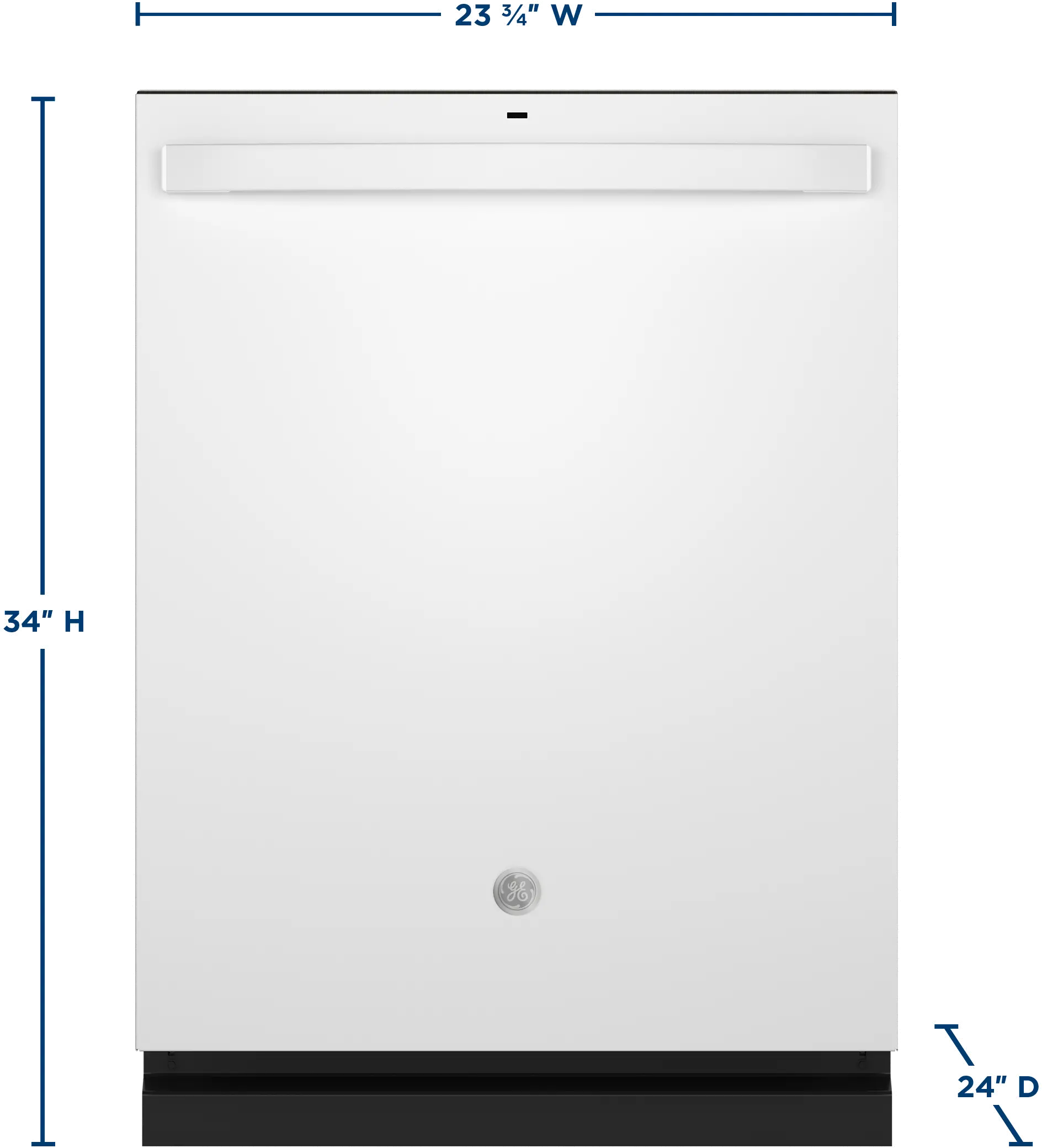 GDT670SGVWW GE Top Control Dishwasher - White-15