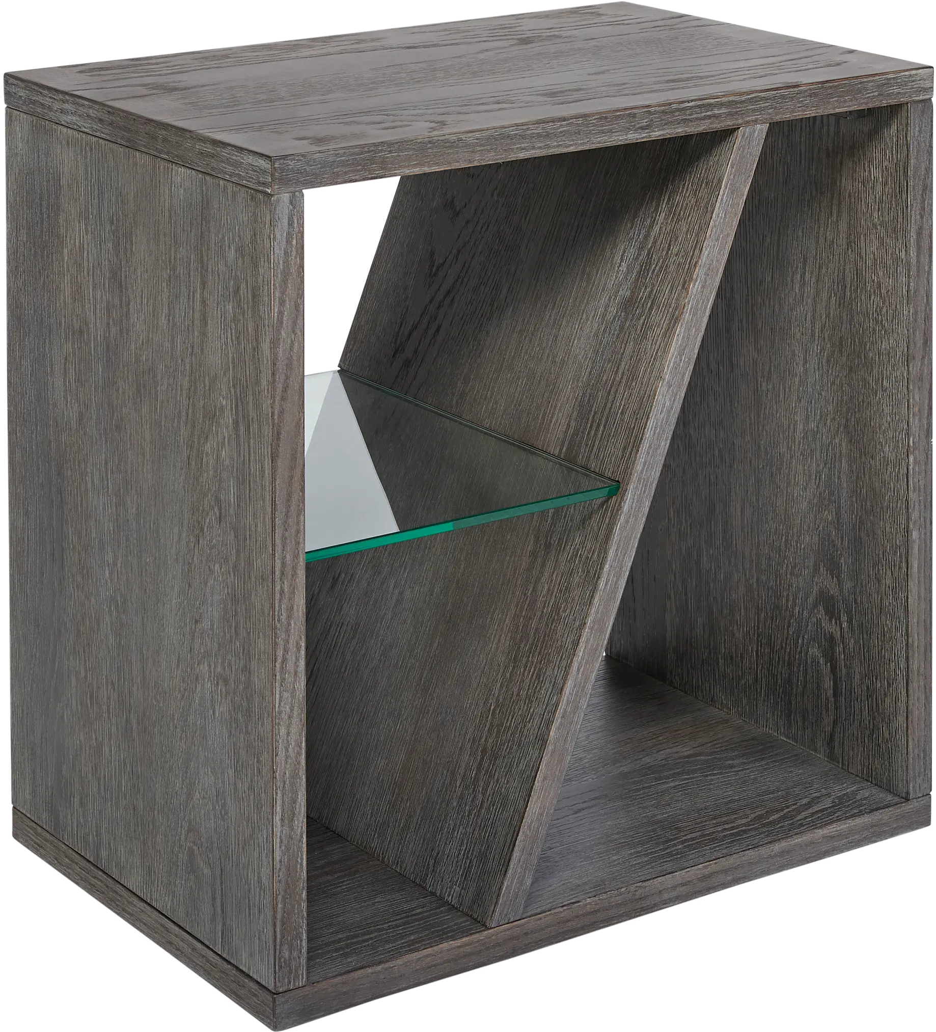 8th Street Gray Chairside Table-2