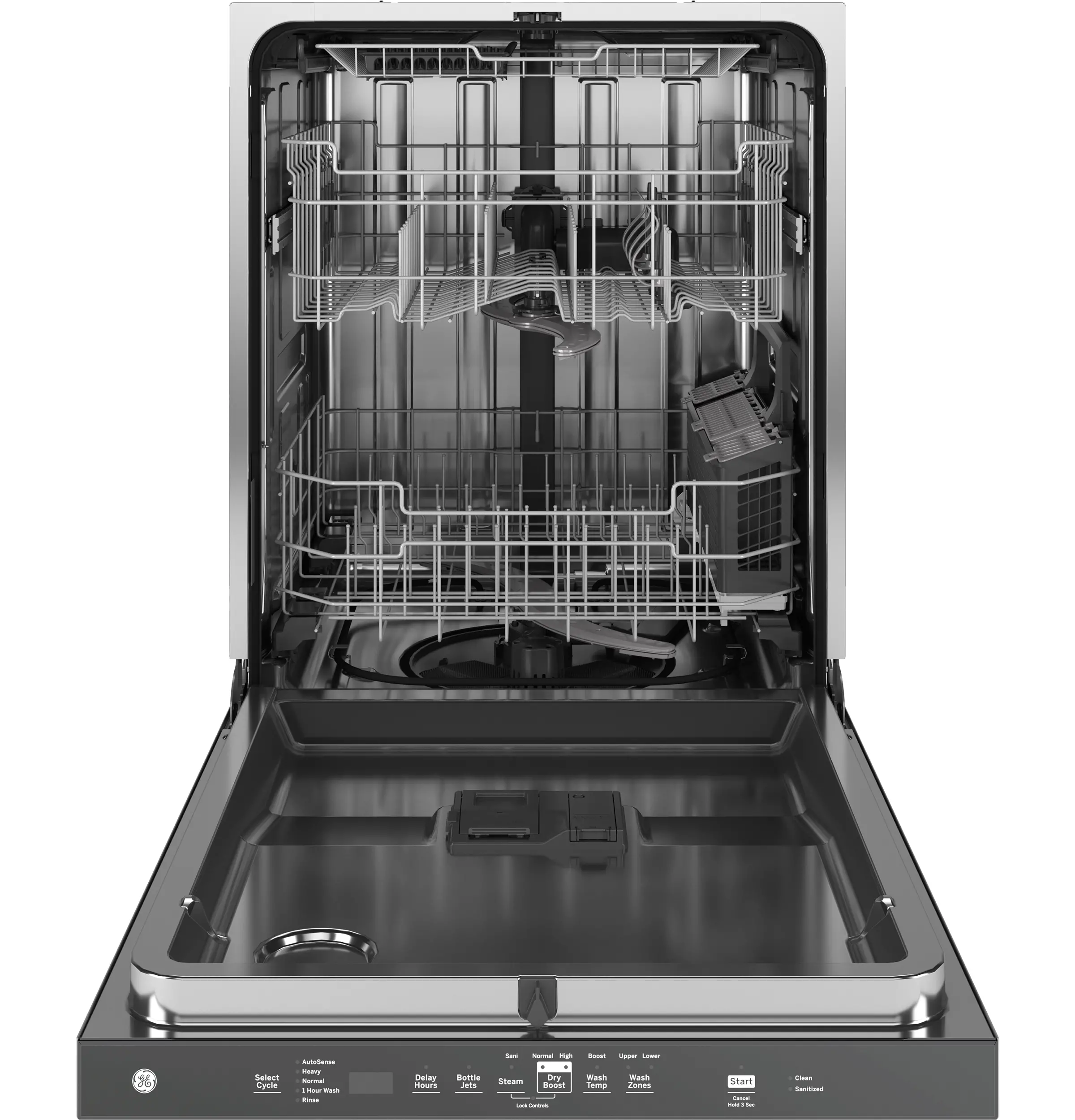 GDP670SYVFS GE Top Control Dishwasher - Stainless Steel-11
