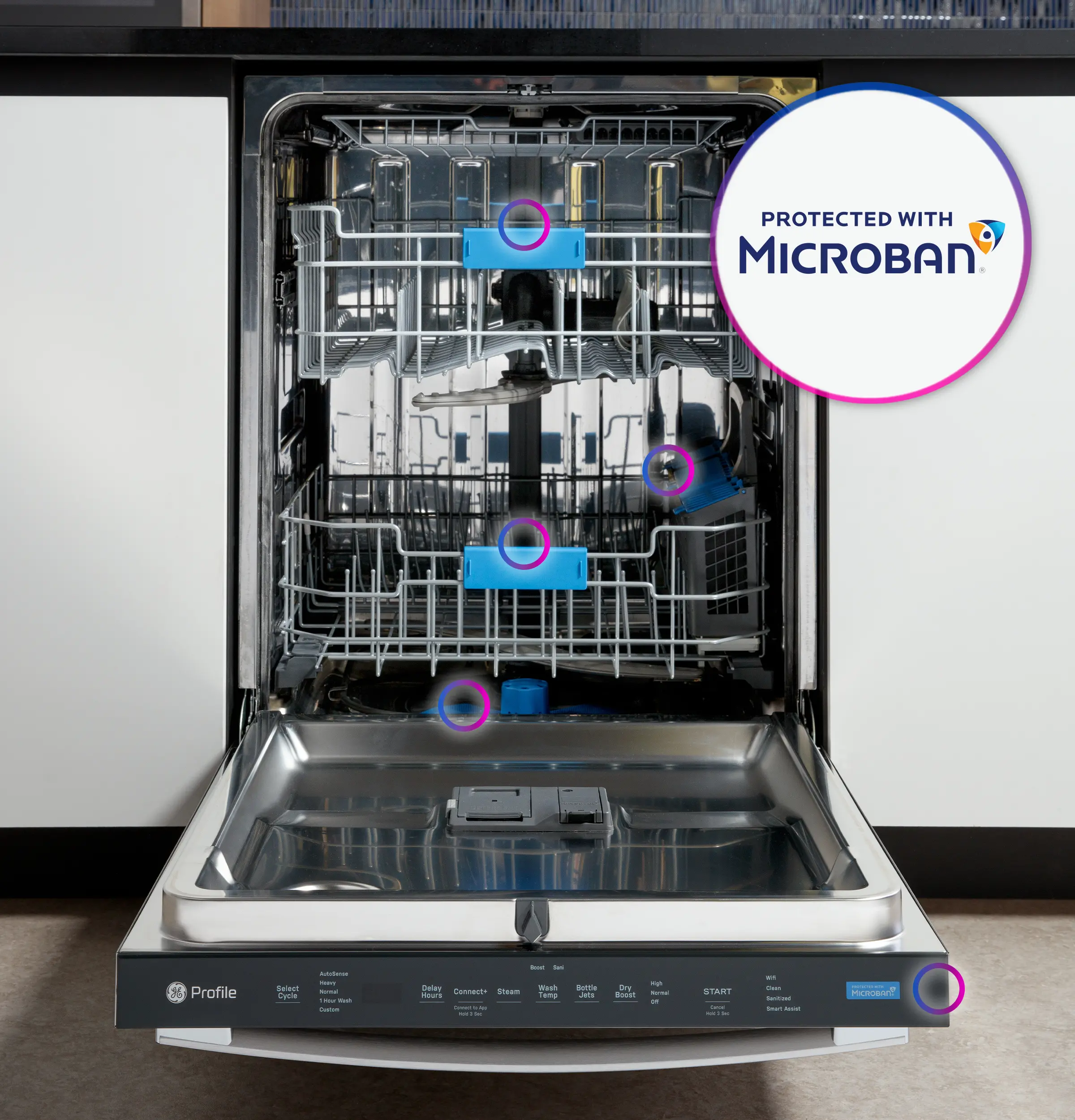 PDT715SYVFS GE Profile⢠Top Control Dishwasher - Stainless Steel-3