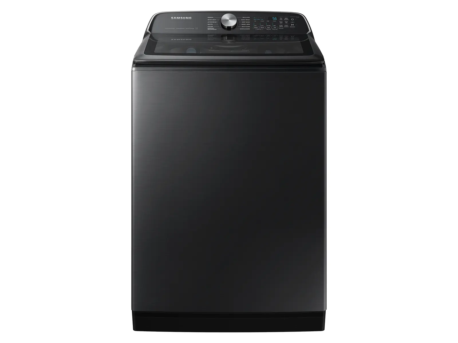 WA55CG7100AV Samsung 5.5 Cu Ft Top Load Washer - Black-1