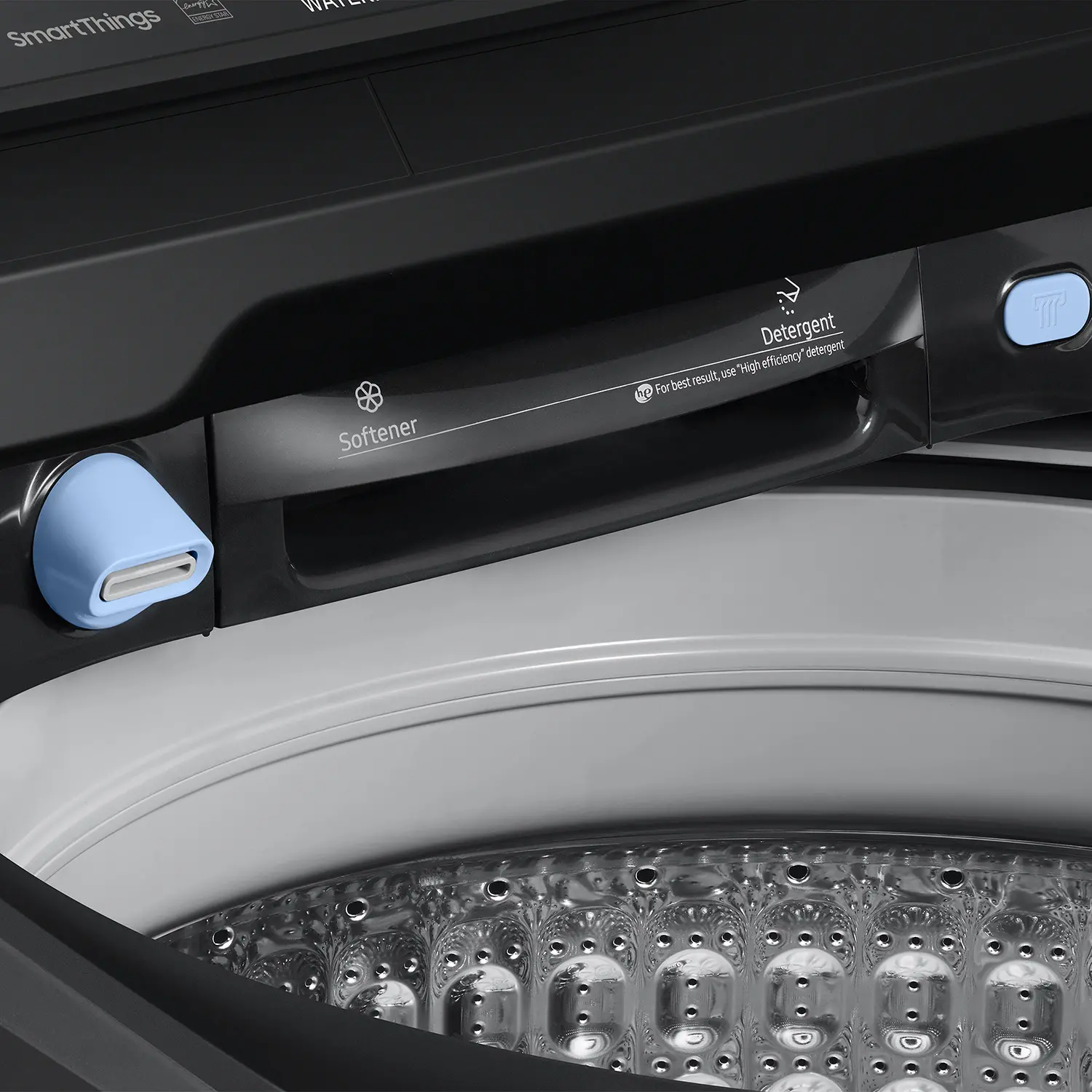 WA55CG7100AV Samsung 5.5 Cu Ft Top Load Washer - Black-9