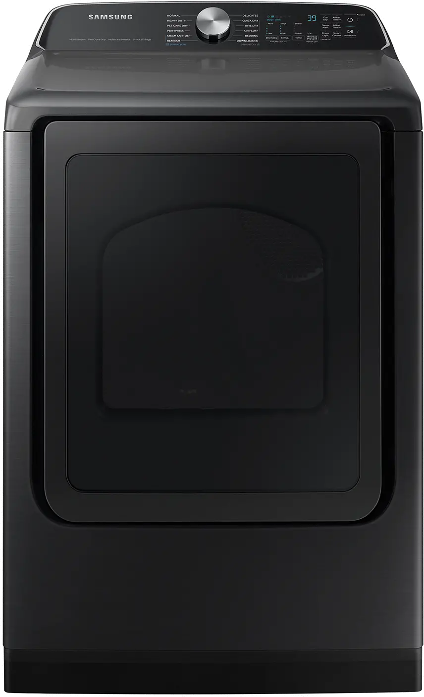 DVE55CG7100V Samsung 7.4 Cu Ft Electric Dryer - Black-1
