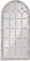 Ingram Distressed Arched Leaning Mirror