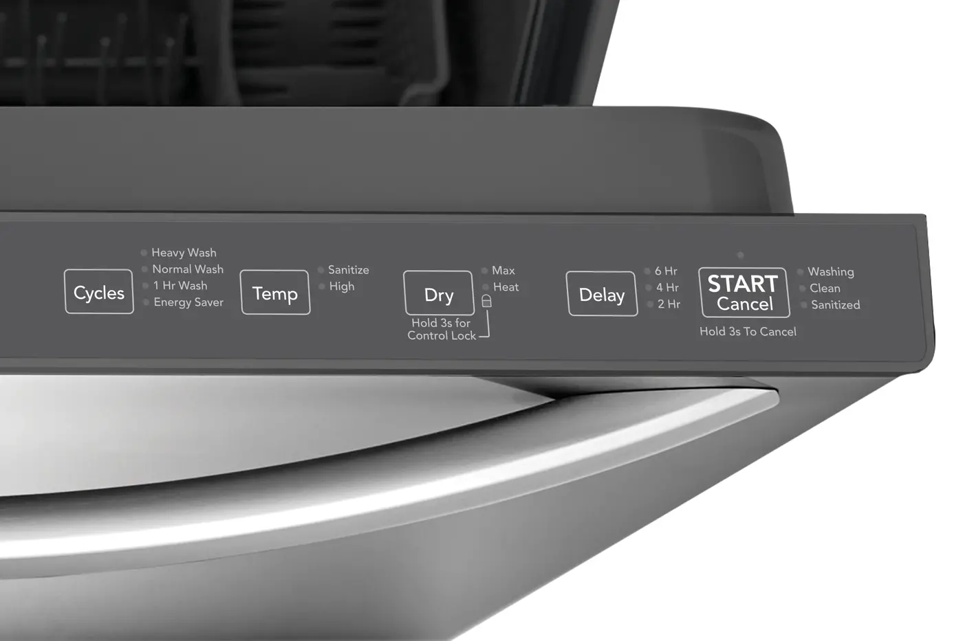 FDPH4316AS Frigidaire Top Control Dishwasher - Stainless Steel-6