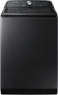 WA54CG7105AV Samsung 5.4 Cu Ft Top Load Washer - Black 54CG7105