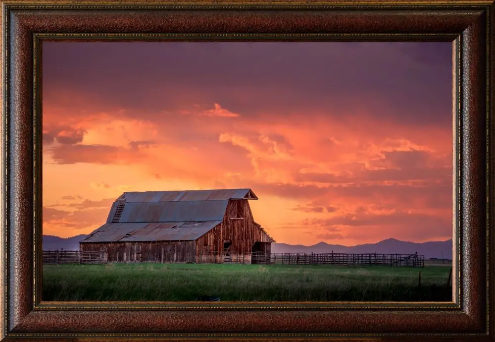 B2O71GDL/STORM-CNV Beauty Before the Storm Framed Art-1