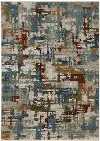 Hayden 8 x 11 Contemporary Beige Multicolor Area Rug