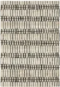 Raylan 5 x 8 Abstract Ivory Black Area Rug