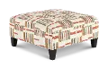 Orion Cream and Copper Storage Ottoman