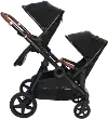 VCHD-MV303-01B Venice Child Maverick Single to Double Stroller with 2nd Toddler Seat