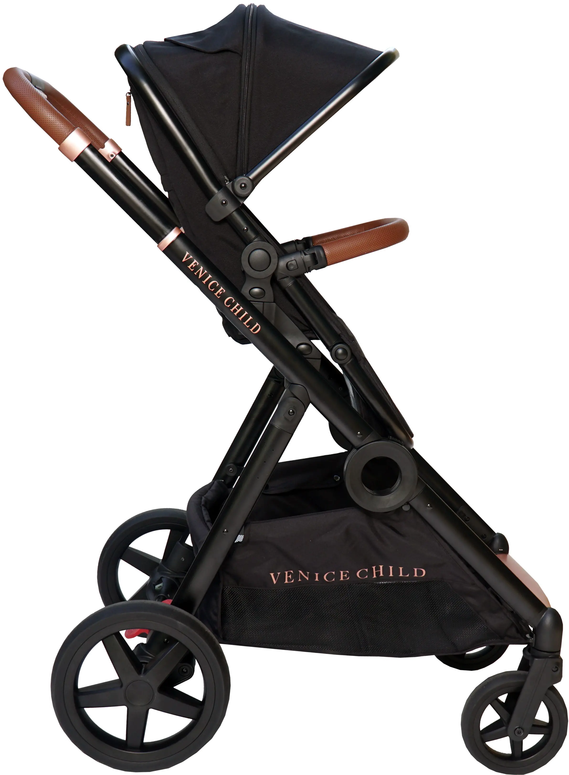 VCHD-MV303-01 Venice Child Maverick Single to Double Stroller with 2nd Toddler Seat-5