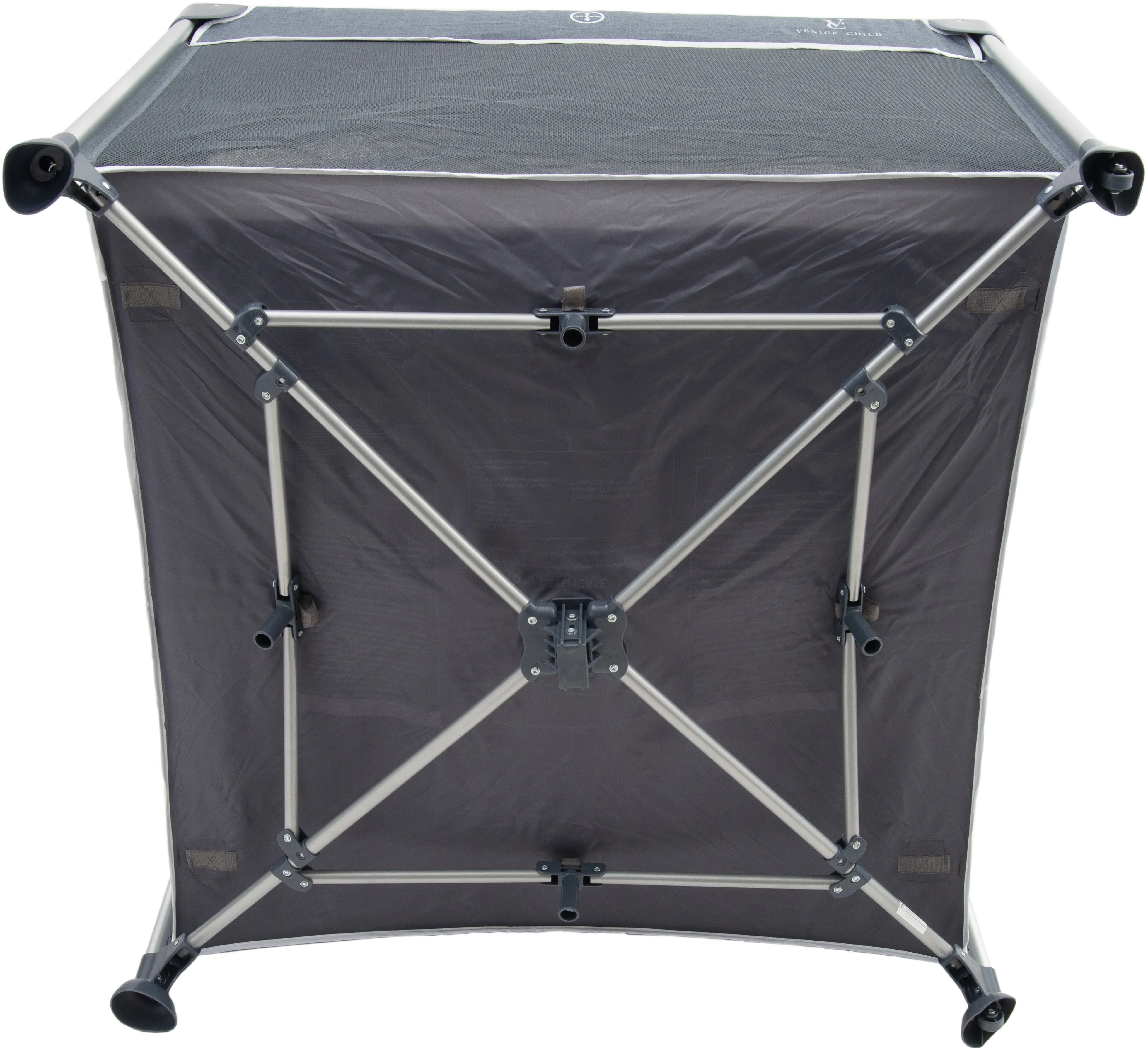 VCHD-DD02-01 Venice Child DayDreamer Gray Portable Playard-6