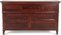 Brentwood Brown Dresser