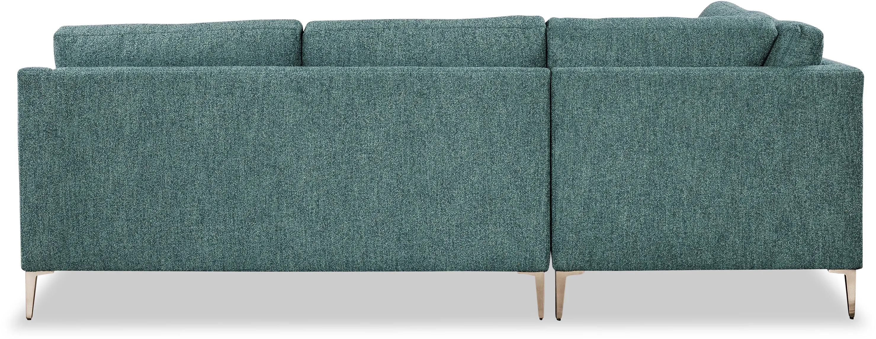 Design Lab Mostny Teal 3 Piece Sectional-4