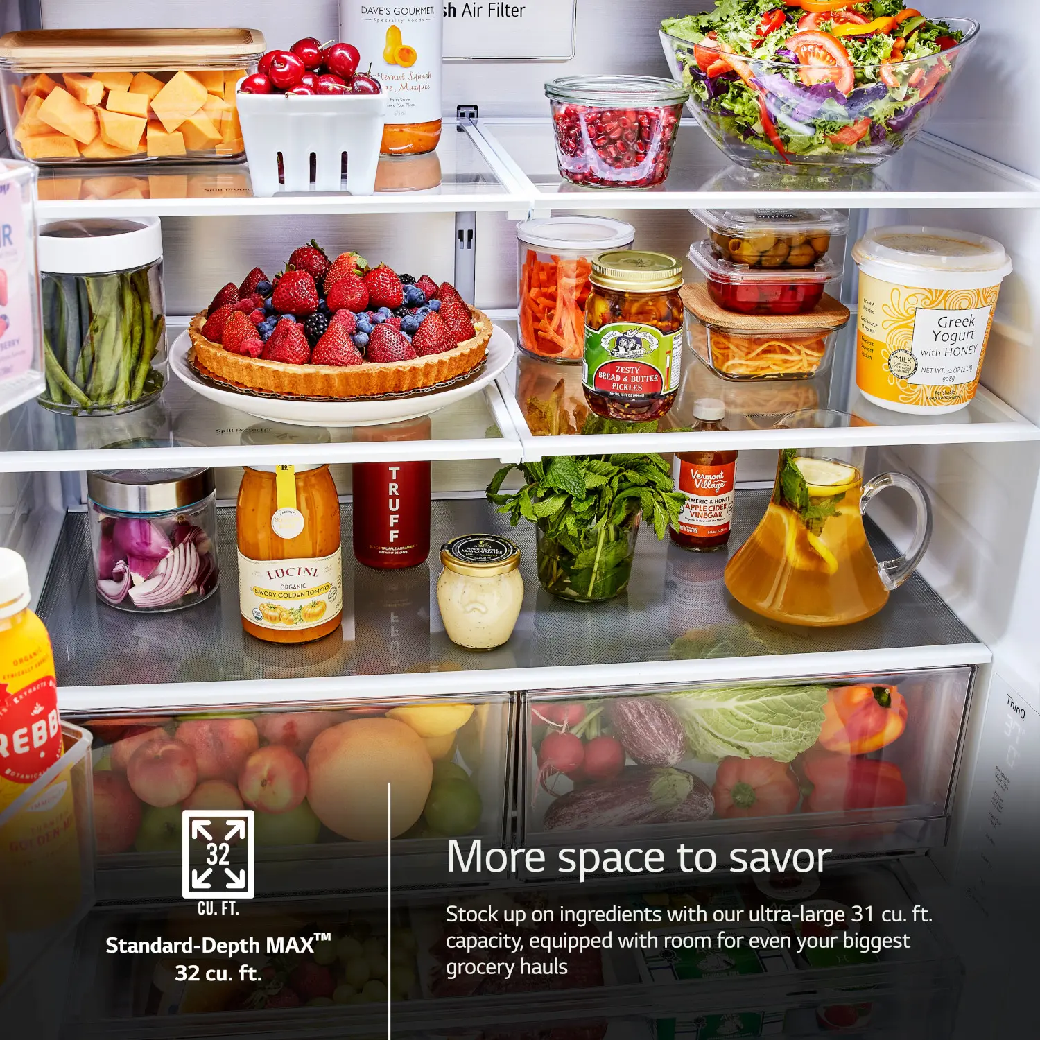 LRFLS3206S LG 32 Cu Ft French Door Refrigerator - Stainless Steel-4
