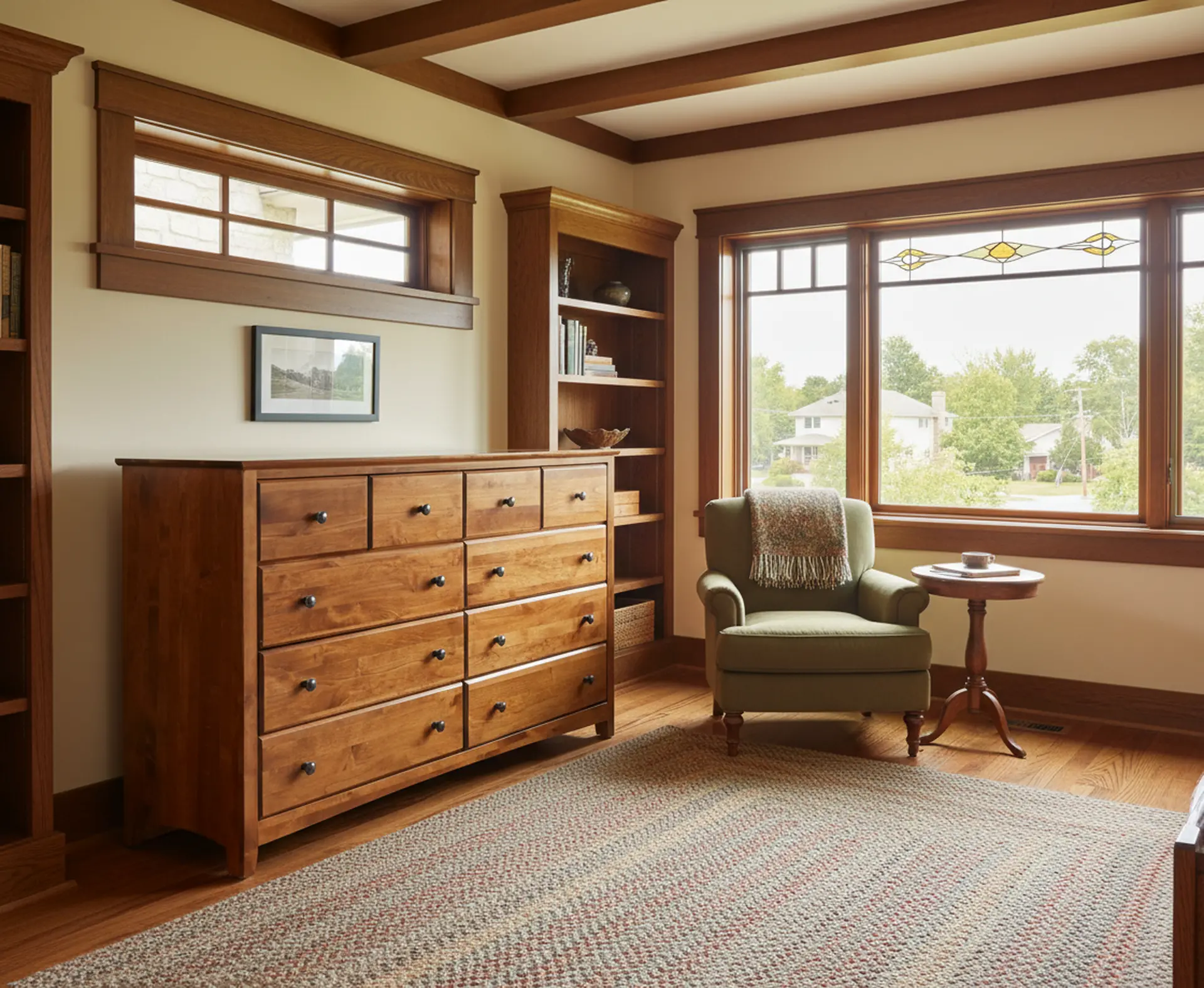 Shaker Brown Dresser-2