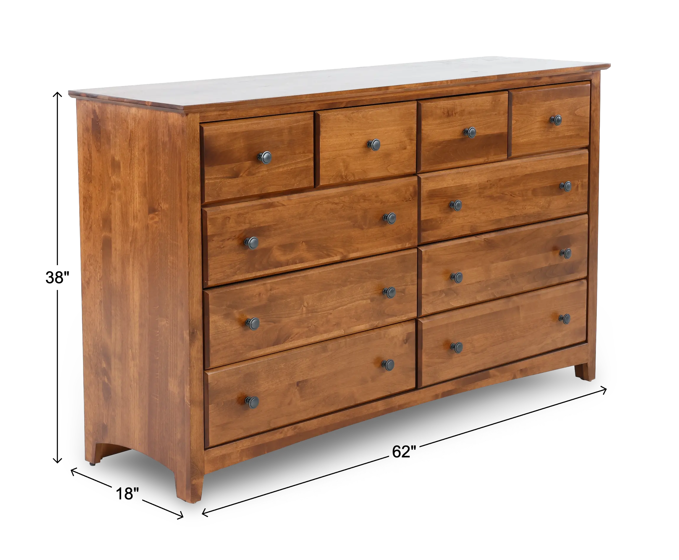 Shaker Brown Dresser-3