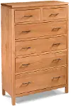 2 West Natural Chest of Drawers