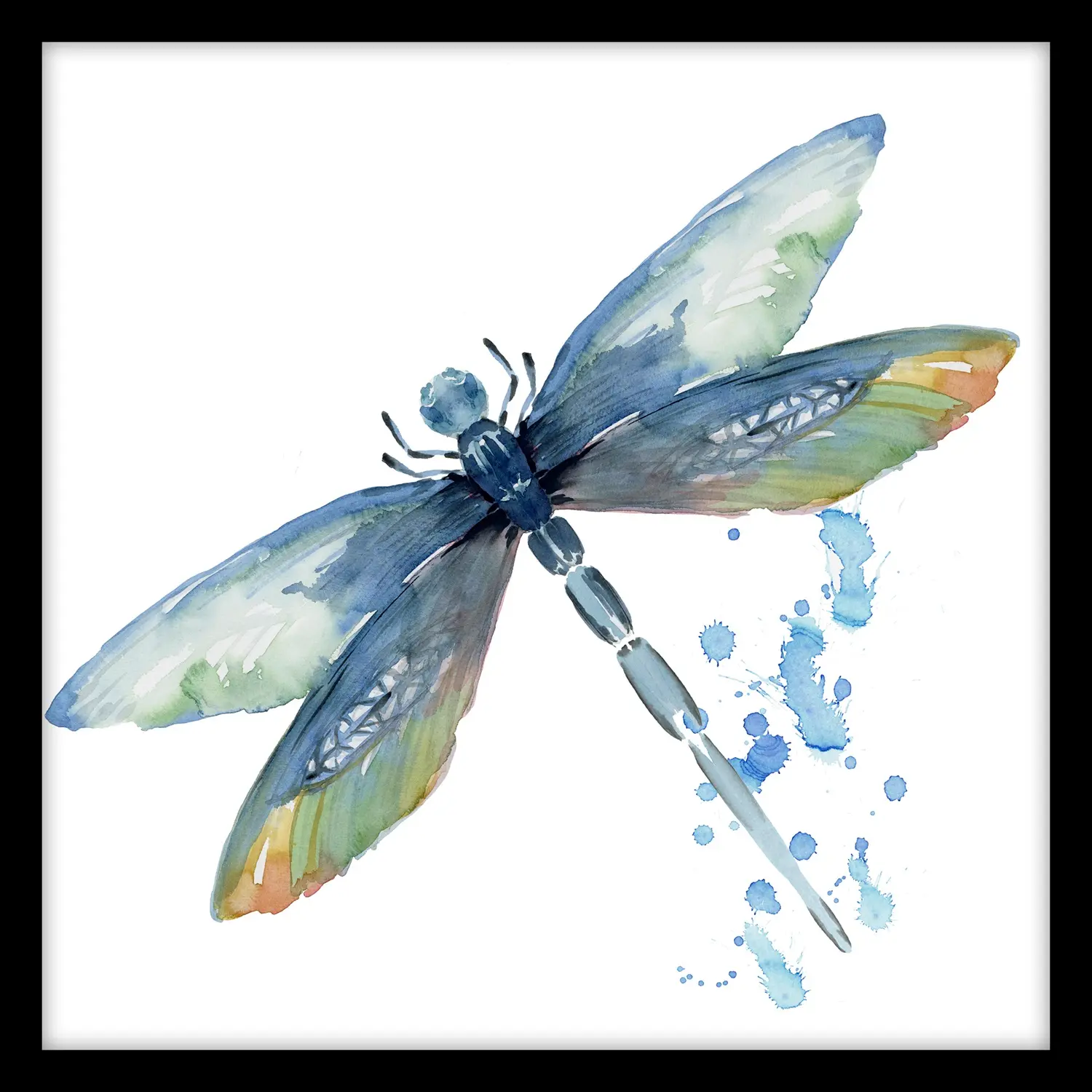 Dragonfly Framed Art-1