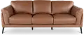 Paris Brown Leather Sofa