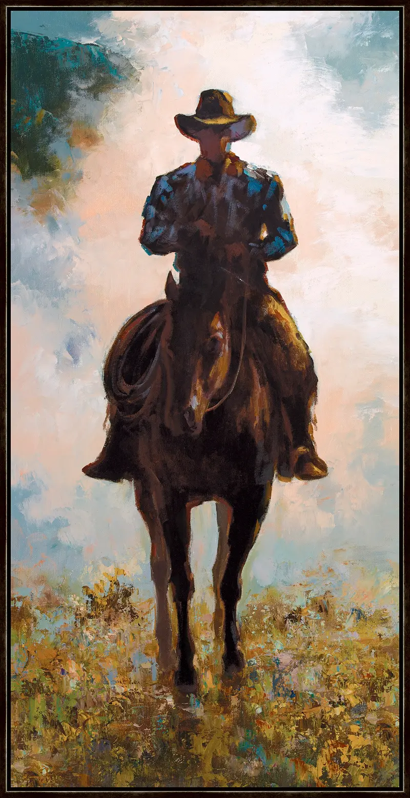 Uno Cowboy Framed Art