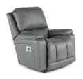 10X-530-RW/LB193056 Greyson Blue-Gray Power Rocker Recliner with Headrest and Lumbar