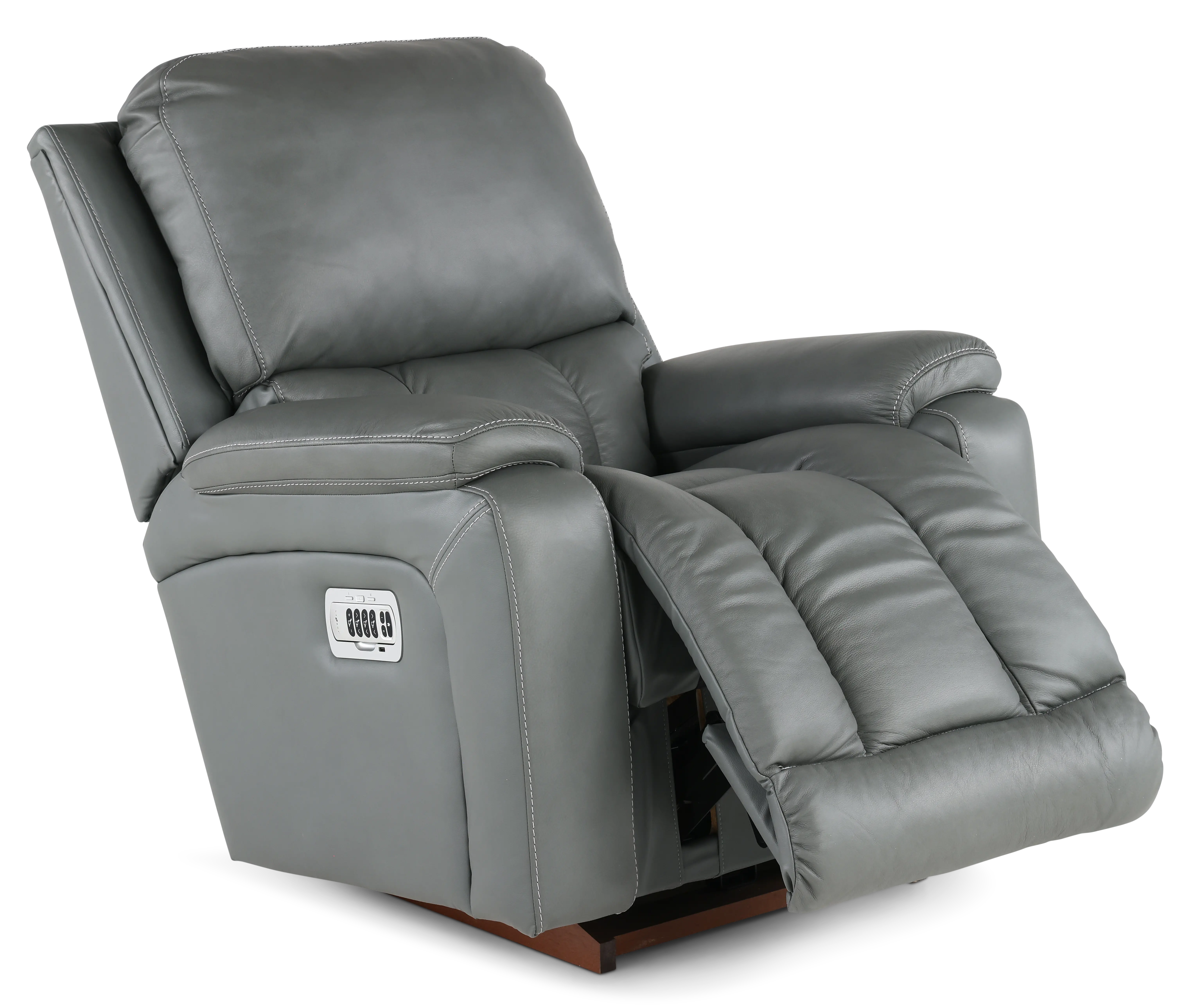 10X-530-RW/LB193056 Greyson Blue-Gray Power Rocker Recliner with Headrest and Lumbar-3