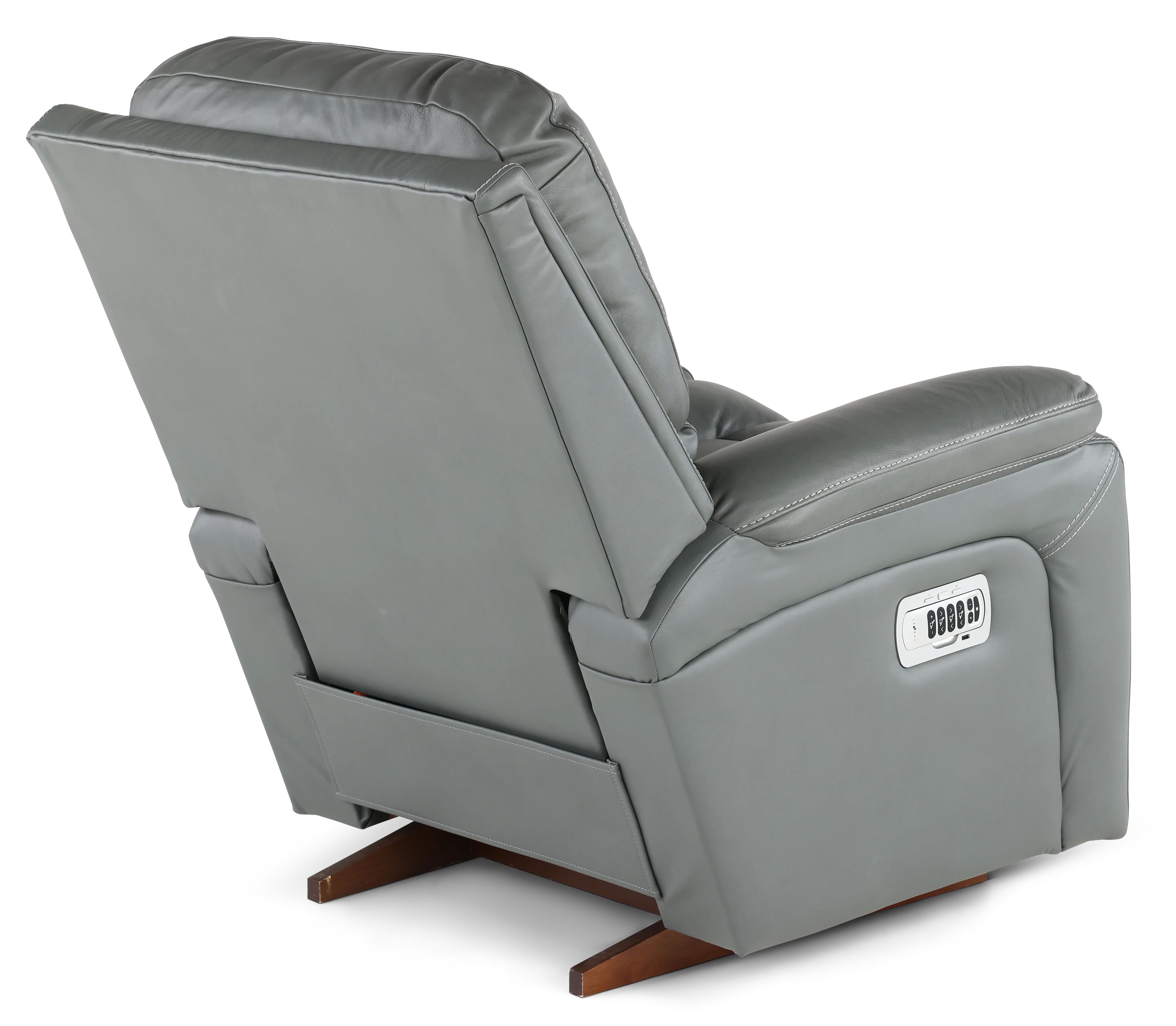10X-530-RW/LB193056 Greyson Blue-Gray Power Rocker Recliner with Headrest and Lumbar-5