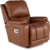 10X-530-RW/LB193077 Greyson Caramel Power Rocker Recliner with Headrest and Lumbar