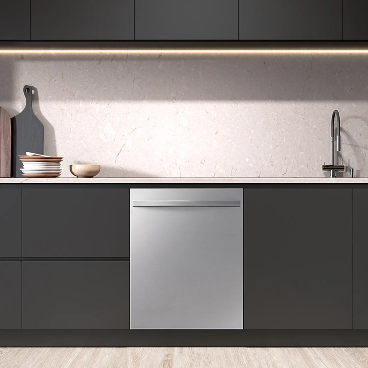 DW80CG4051SR Samsung Top Control Dishwasher - Stainless Steel-4