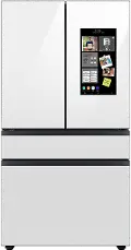 Samsung Bespoke 29 cu ft 4 Door Refrigerator - White Glass