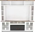 Hampton White Fireplace Entertainment Center