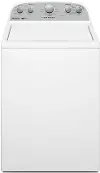 WTW4957PW Whirlpool 3.8 Cu Ft Top Load Washer with 2-in-1 Removable Agitator - White