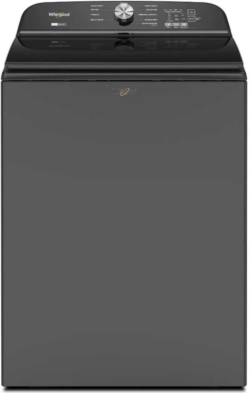 Whirlpool 5.3 Cu Ft Top Load Washer - Volcano Black