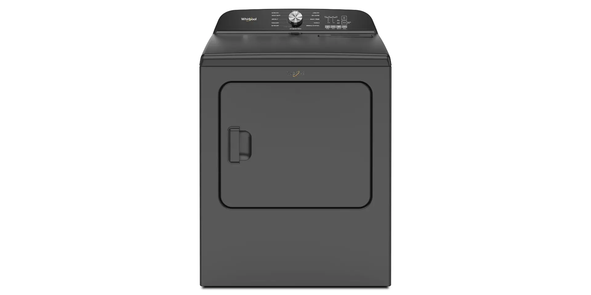 WED6150PB Whirlpool Electric Dryer W6150 - Volcano Black 7.0 Cu Ft-1