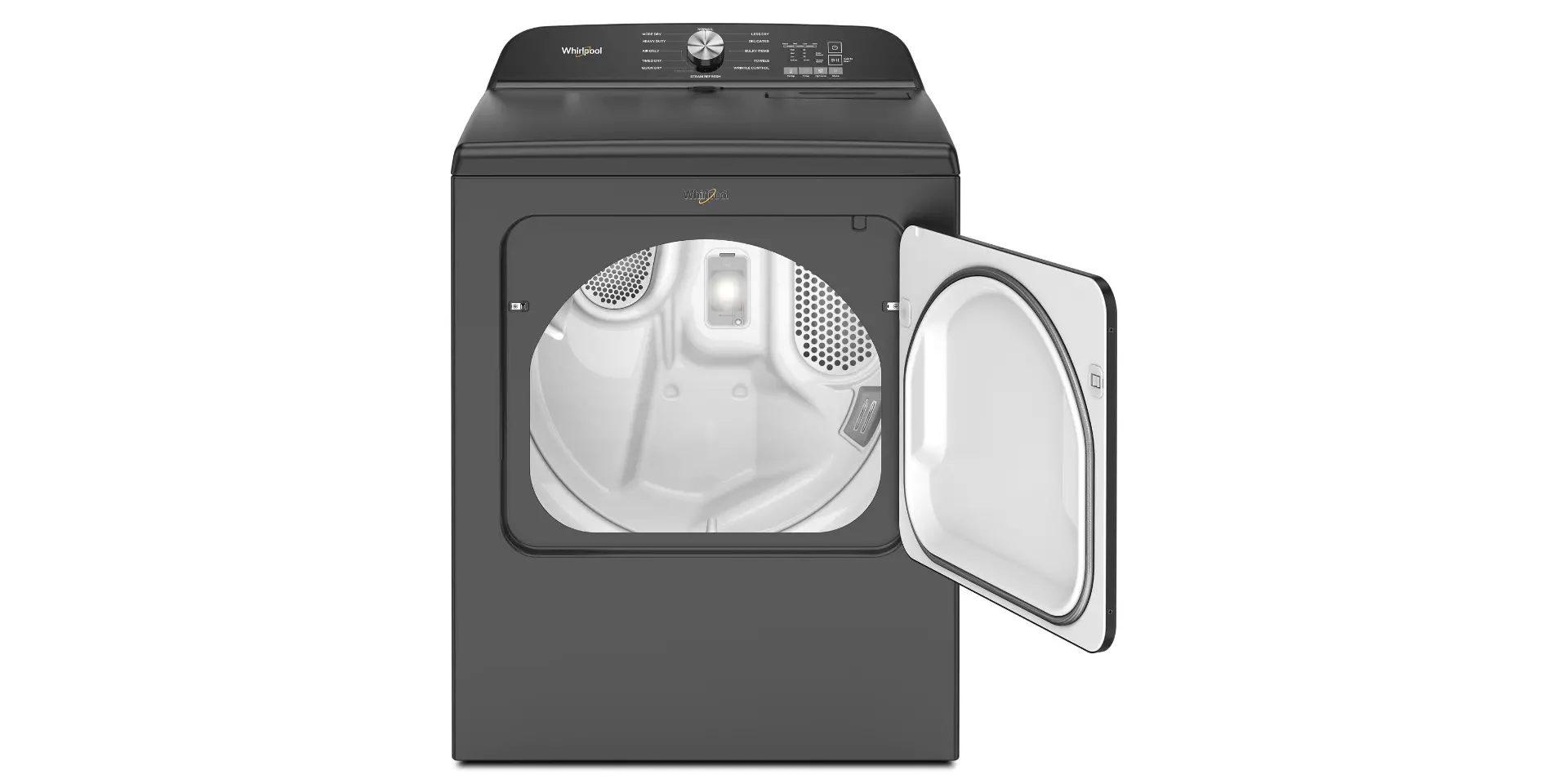 WED6150PB Whirlpool Electric Dryer W6150 - Volcano Black 7.0 Cu Ft-3