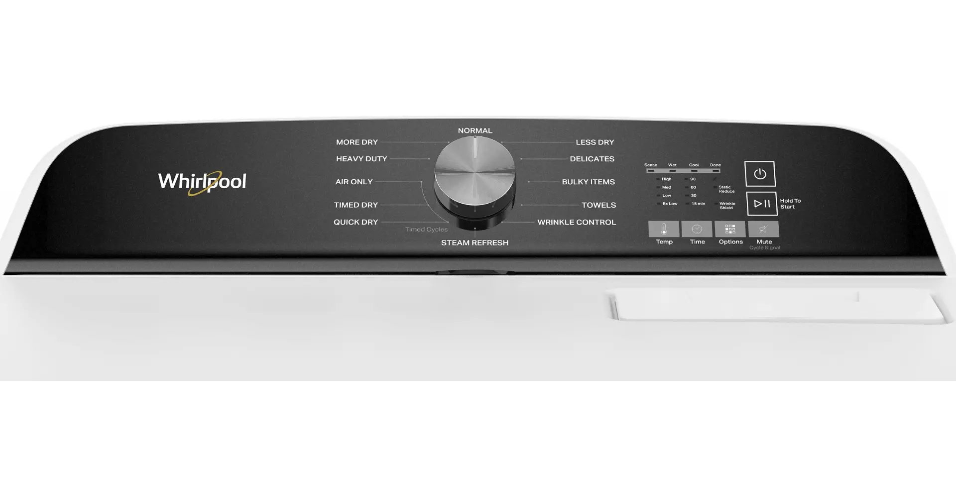 WED6150PW Whirlpool Electric Dryer W6150 - White 7.0 Cu Ft-10