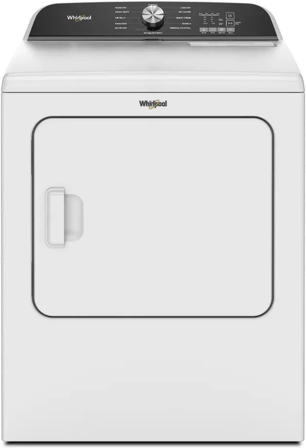 WGD6150PW Whirlpool Gas Dryer W6150 - White 7.0 Cu Ft-1