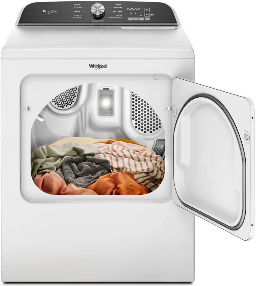 WGD6150PW Whirlpool Gas Dryer W6150 - White 7.0 Cu Ft-10