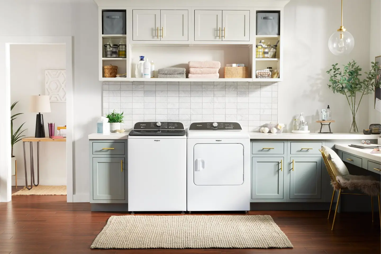 WGD6150PW Whirlpool Gas Dryer W6150 - White 7.0 Cu Ft-2