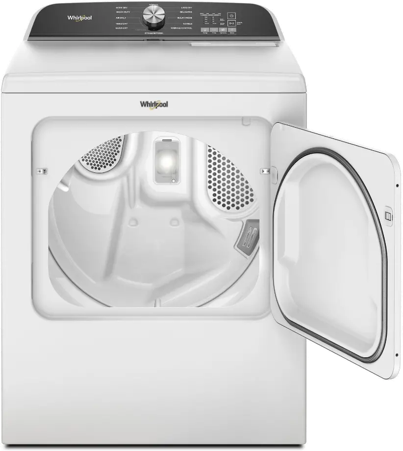 WGD6150PW Whirlpool Gas Dryer W6150 - White 7.0 Cu Ft-4