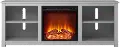 Edgewood Gray 58 Fireplace TV Stand