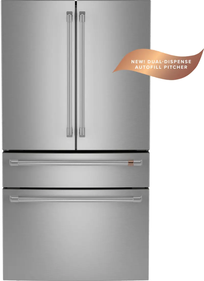 GE Cafe 28.7 Cu Ft French Door Refrigerator - Stainless Steel