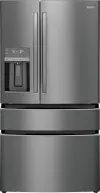 GRMC2273CD Frigidaire Gallery 21.5 Cu Ft French Door Refrigerator - Counter Depth Black Stainless Steel