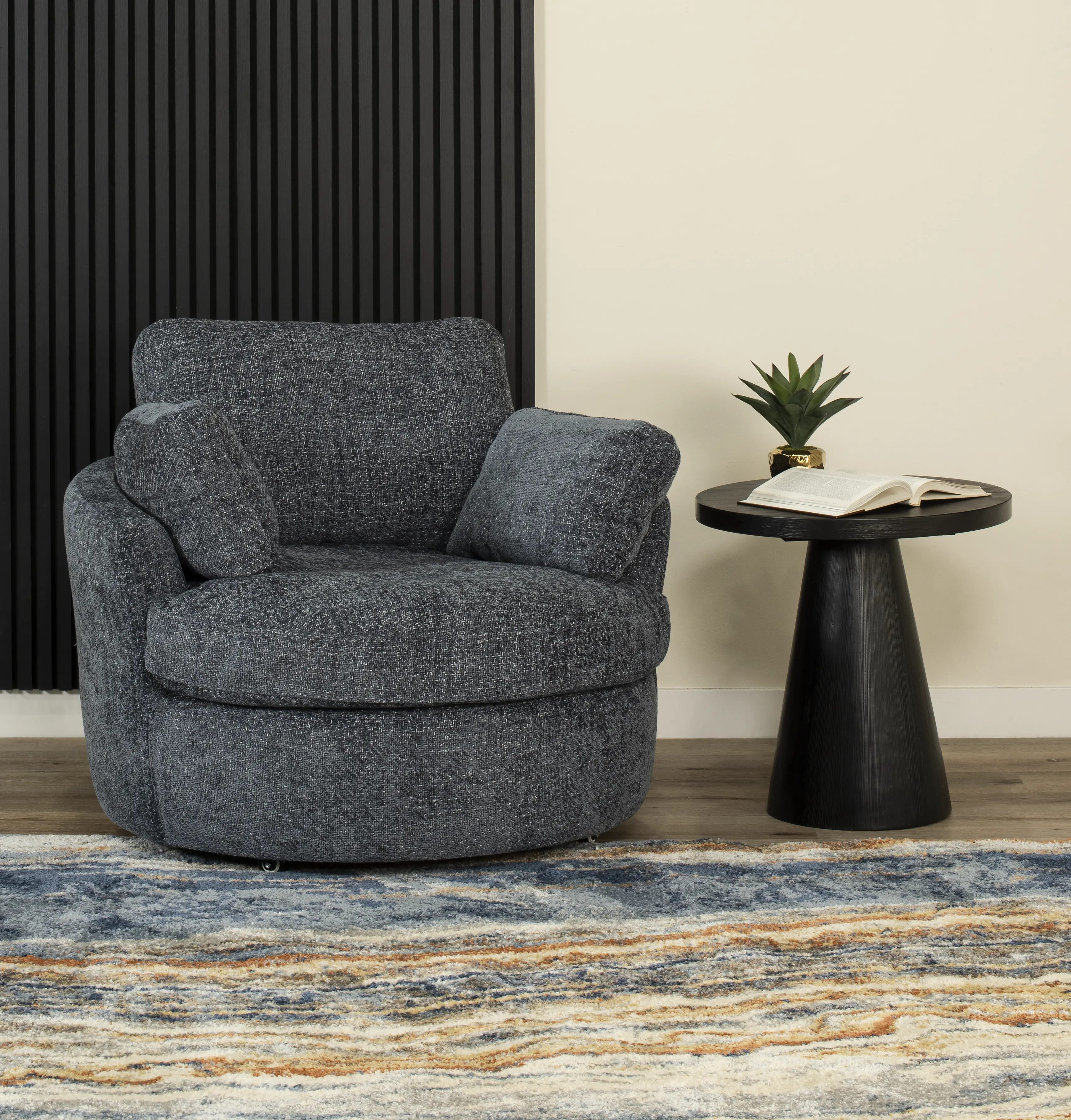 Slider Azure Swivel Barrel Chair-2