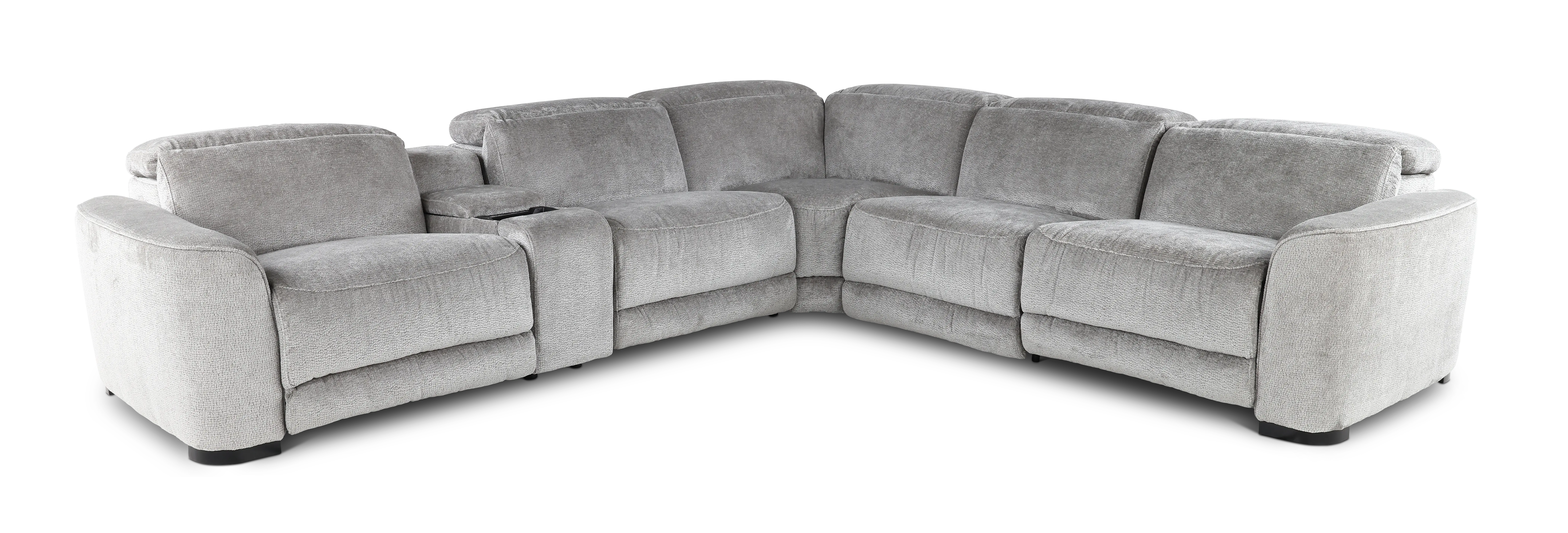 Waves Fog 6 Piece Power Reclining Sectional-1