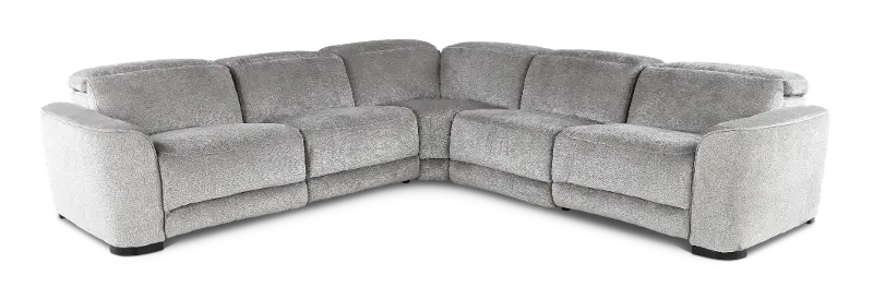 Waves Fog 5 Piece Power Reclining Sectional