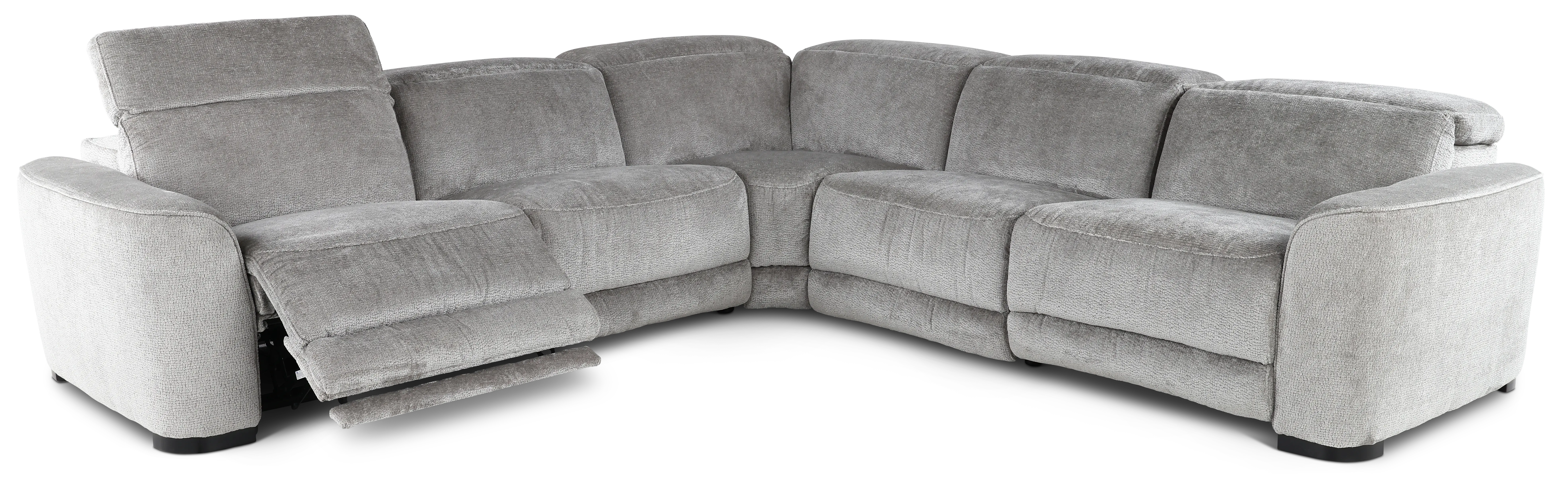 Waves Fog 5 Piece Power Reclining Sectional-4
